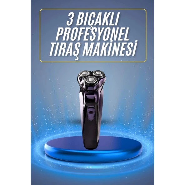 Tıraş Makinesi Hassas Ciltlere Özel Döner Başlıklı Pürüzsüz Görünüm ürün görseli 1