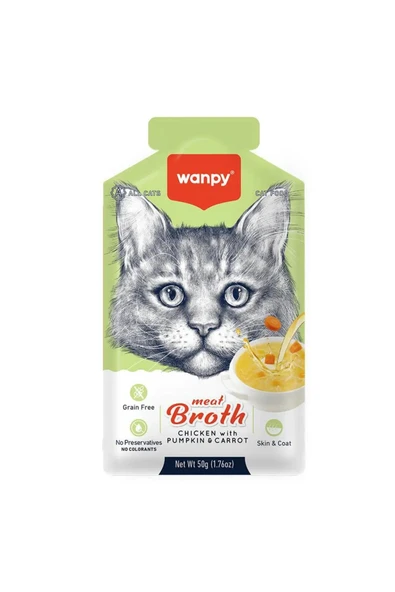Wanpy Kedi Çorba Tavuk Balkabak X 12 ürün görseli 1