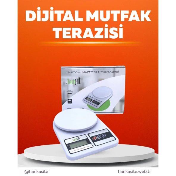 Pratik ve Şık Tasarımıyla Dijital Mutfak Tartısı ürün görseli 1
