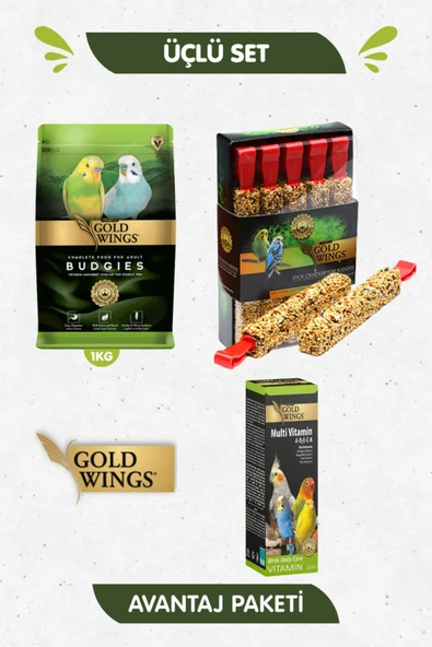 Gold Wings Premium 3 lü Set ürün görseli 1