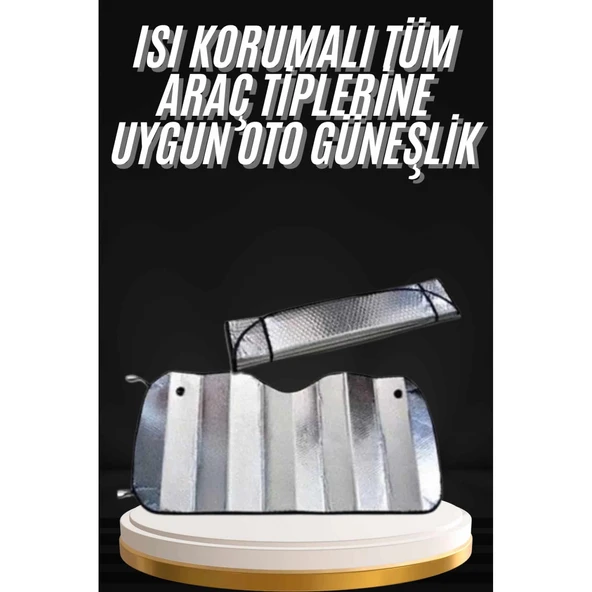 Araç Güneşlik Koruyucu Cam Güneşliği Otomobil Güneşlikleri Katlanabilir ürün görseli 1