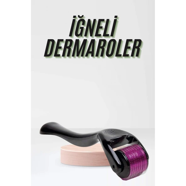 Saç Çıkarma Tarağı Dermaroller 540 Iğneli Roller 1 Mm Iğne Cilt Yüz Yenileme Bakım Seti ürün görseli 1