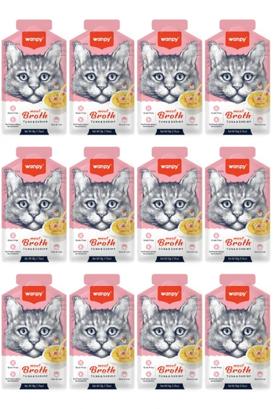 Wanpy Kedi Çorba Ton Karides X 12 ürün görseli 1