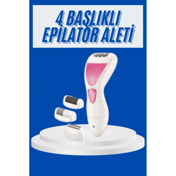 Profesyonel 4in1 Çok Amaçlı Epilasyon Aleti Şarjlı Pratik Taşınabilir ürün görseli 1