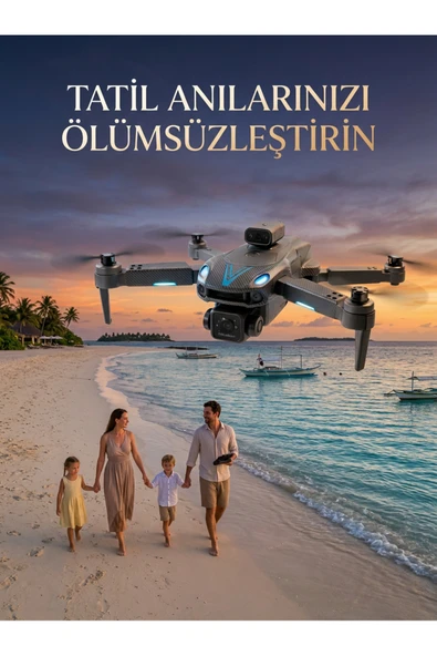 Canlı Görüntü Aktarımlı Katlanabilir Kamera Dron ürün görseli 1