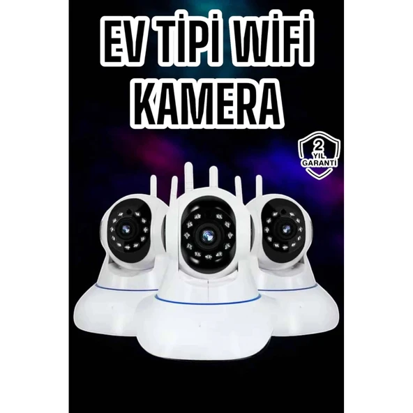 Wifi Kamerası Çift Yönlü Bebek Güvenlik Kamerası Gece Görüşlü ürün görseli 1