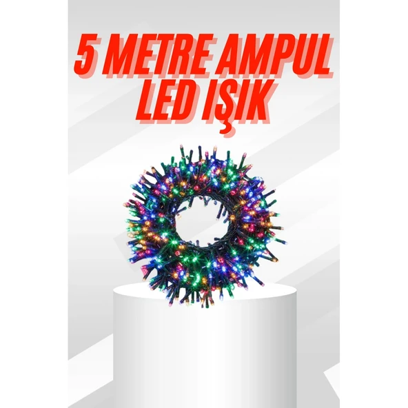 Karışık Renk Pilli Led Işık Çok Fonksiyonlu Enerji Tasarruflu 5 Metre ürün görseli 1