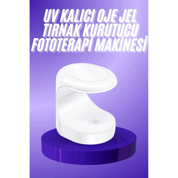Seyehat Tipi Mini Oje Kurutucu Ultraviole Mor Işık Protez Tırnak Kurutucu ürün görseli 1