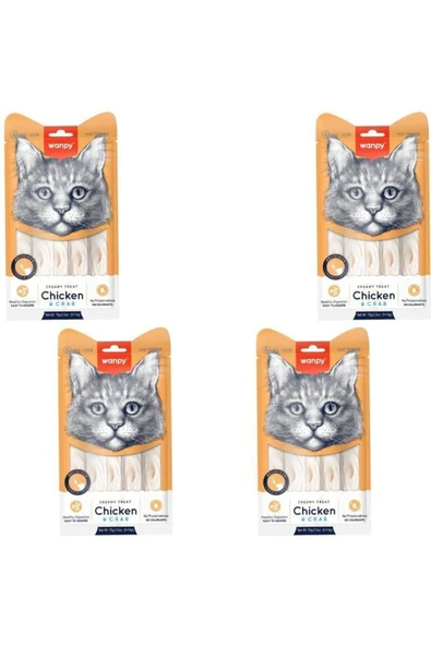 Wanpy Kedi Krema Tavuk Yengeç X 4 ürün görseli 1
