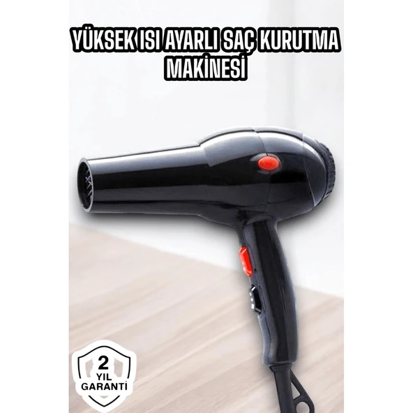 2200 Watt Profesyonel Saç Kurutma Makinesi Güçlü ve Dayanıklı Tasarım ürün görseli 1