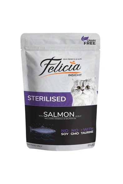 Felicia Kedi Pouch Kısır Somon X 12 ürün görseli 1