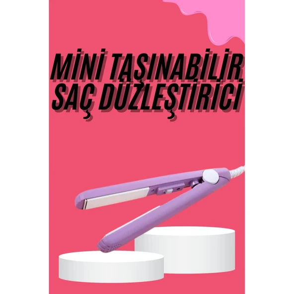 Saç Düzleştirici Pürüzsüz Parlaklık Seyahat Tipi Taşınabilir Seramik Kaplama ürün görseli 1