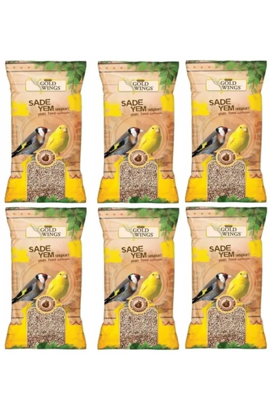 Gold Wings Aspur Sade Yem 300 Gr X 6 ürün görseli 1