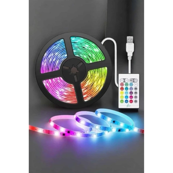 5M RGB Işıklı Her Ortama Uygun Led Işık ürün görseli 1