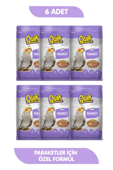 Quik Paraket Yemi 750 Gr X 6 ürün görseli 1