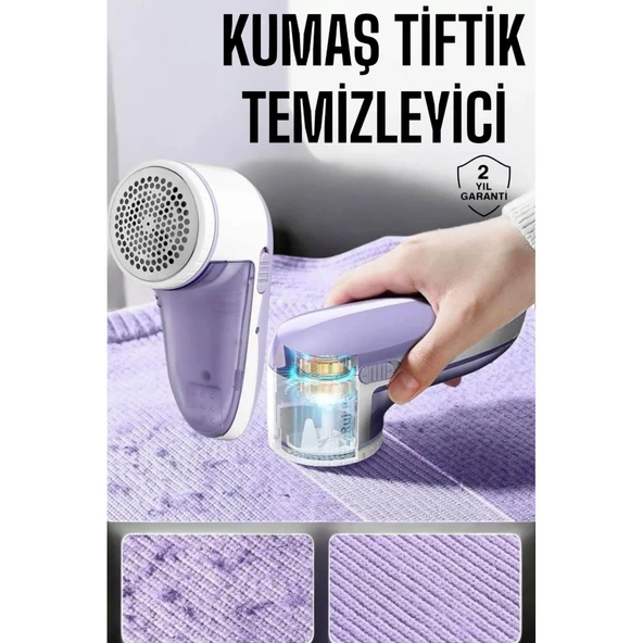 Tiftik Temizleme Makinesi USB Şarjlı Tüy Toplayıcı Kablosuz ürün görseli 1