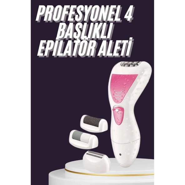 4 Başlıklı Lazer Öncesi Kısaltma Epilasyon Aleti Epilatör Çok Amaçlı ürün görseli 1