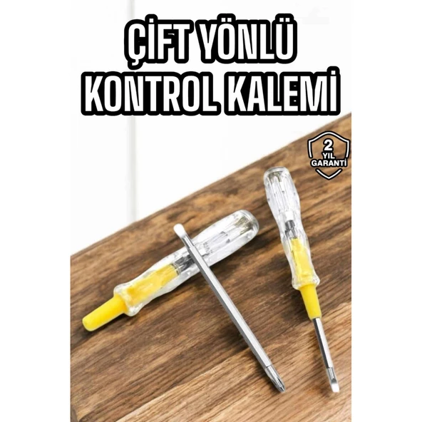 Kontrol Kalemi Nikel Kaplama Çift Başlıklı Test Cihazı ürün görseli 1