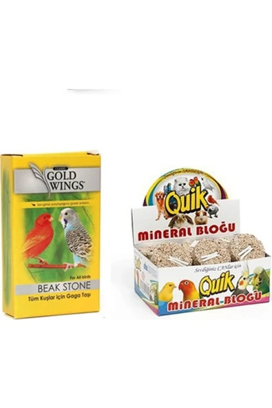 Gold Wings Gaga Taşı + Quik Mineral Blok ürün görseli 1
