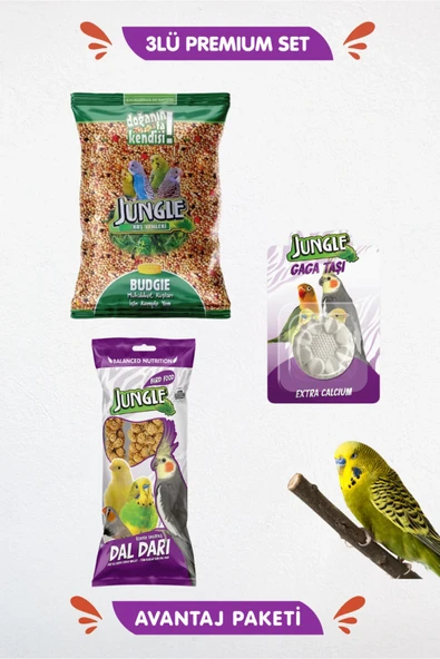 Jungle Kuş 3 lü Set ürün görseli 1