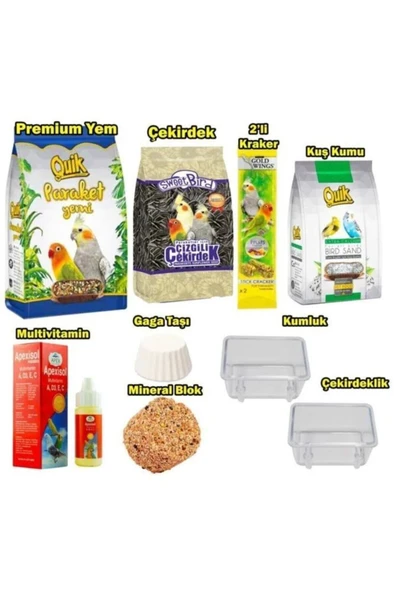 Papağan Set 9 Parça ürün görseli 1