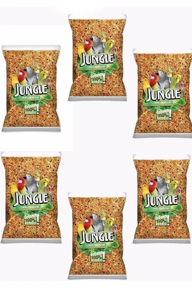 Jungle Mubabbet Yem 1 Kg X 6 ürün görseli 1