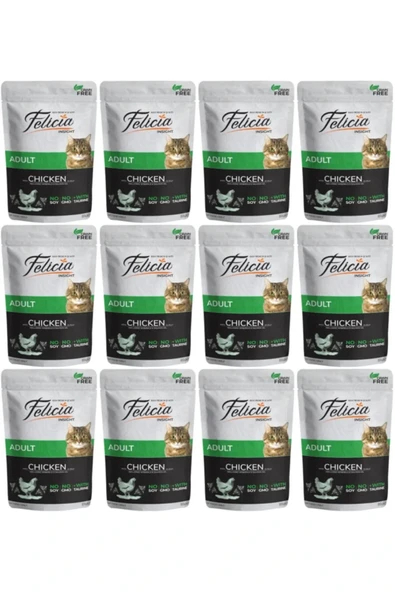 Felicia Kedi Pouch Tavuklu 85 Gr X 12 ürün görseli 1