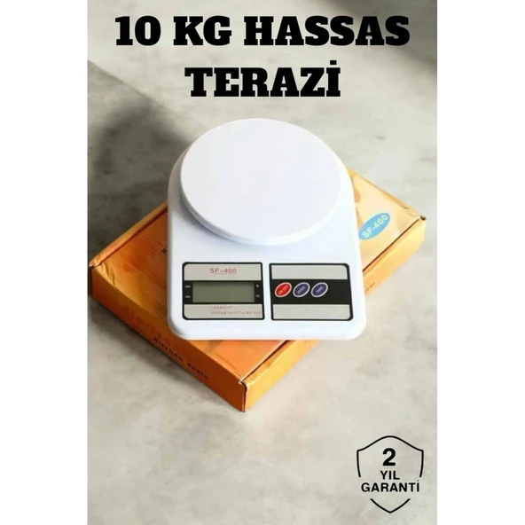 Hassas Terazi 10 kg Kapasiteli, Yüksek Hassasiyetli Dijital Mutfak Tartısı ürün görseli 1