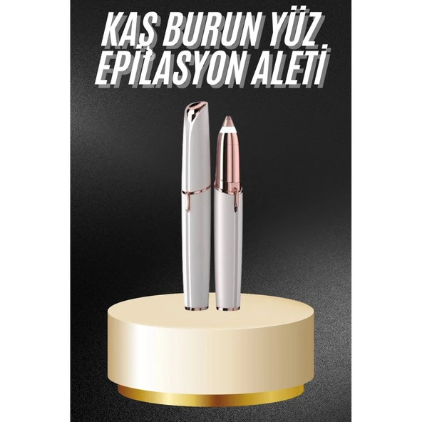 Unısex Şarjlı Kaş Bıyık Alma Epilatörü Hassas Ciltlere Özel Acısız ürün görseli 1