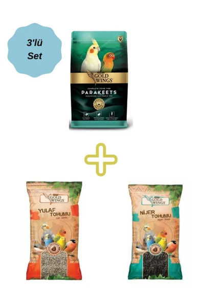 GW Paraket, Yulaf, Nijer 3 lü Set ürün görseli 1