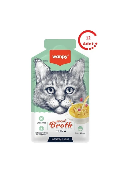 Wanpy Kedi Çorba Ton Balıklı X 12 ürün görseli 1