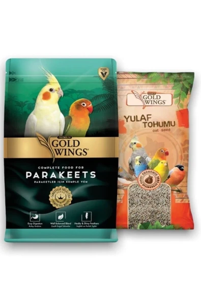 Gold Wings Paraket Yulaf 2 li Set ürün görseli 1