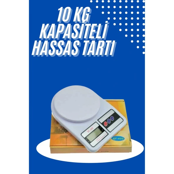 Yeni Nesil Taşınabilir Dijital Hassas Mutfak Tartısı Mutfak Terazisi Hassas Ölçüm 10 Kg ürün görseli 1