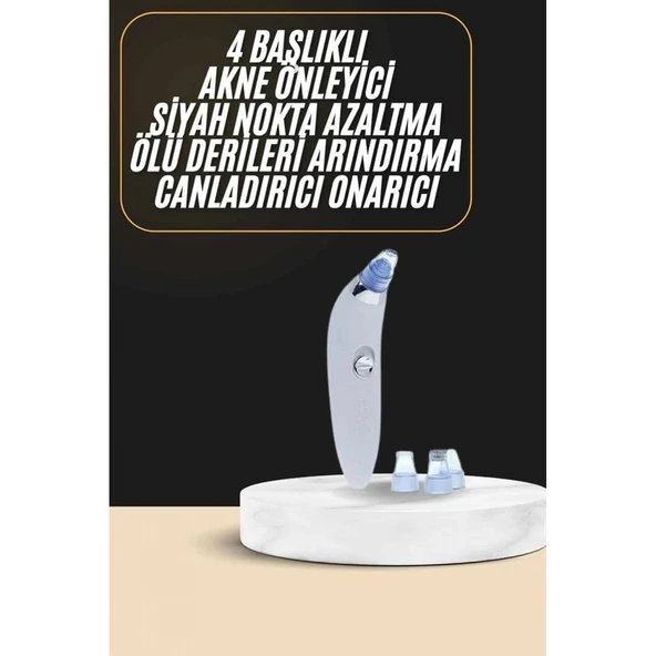 Siyah Nokta Temizleme Cihazı 4 Başlıklı Vakumlu Pilli Ölü Deri Arındırma ürün görseli 1