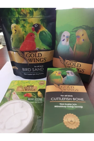 Gold Wings Premium 3 lü Kuş Sağlık Seti ürün görseli 1