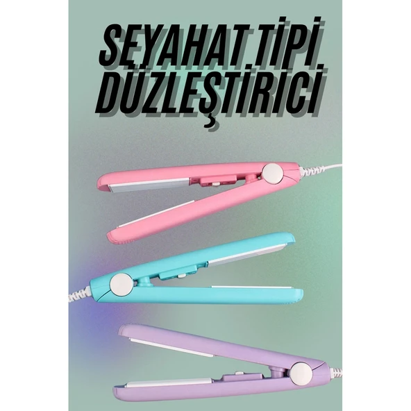 Mini Düzleştirici Seramik Kaplama Seyahat Tipi Elektriklenme Karşıtı ürün görseli 1