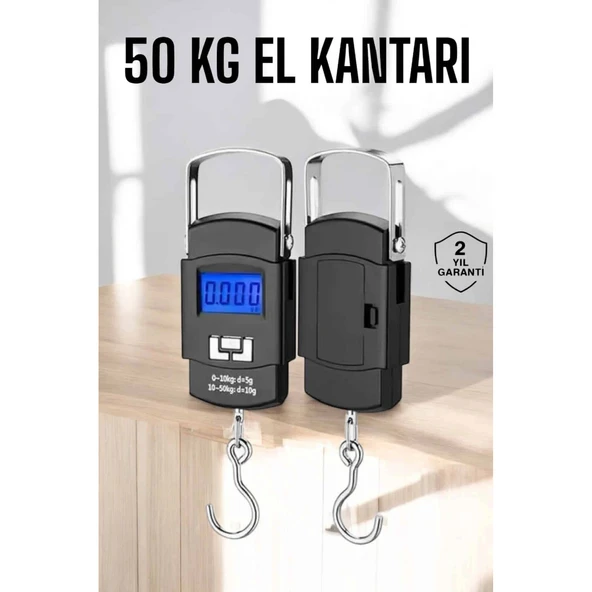 El Terazisi Dijital Göstergeli Pilli 50 Kg Ağırlık Ölçer ürün görseli 1