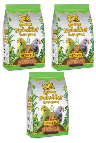 Quik Gurme Muhabbet Yemi 500 gr Kraker Hediyeli X 3 ürün görseli 1