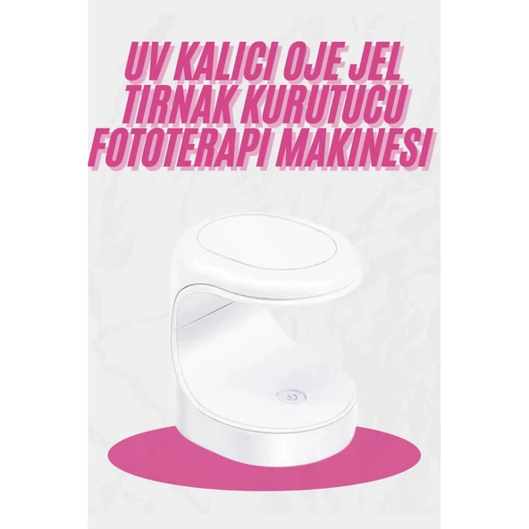 Kalıcı Oje Kurutucu Mini UV Işınlı Taşınabilir Hızlı ve Pratik Oje Kurutucu ürün görseli 1