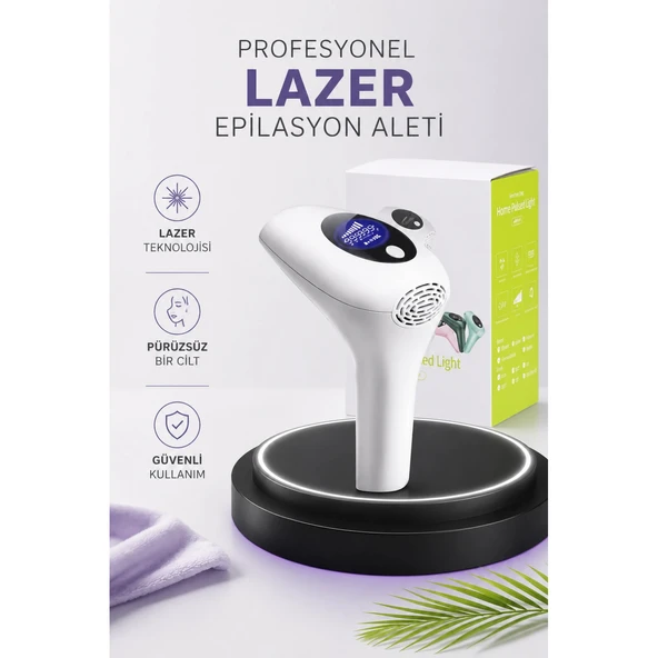 IPL Lazer Teknolojili Dijital Ekranlı Epilasyon Cihazı ürün görseli 1