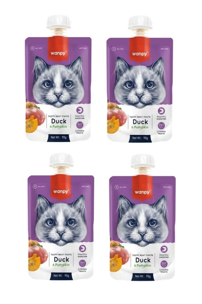 Wanpy Ördek Balkabak Kedi Et Ezmesi ürün görseli 1