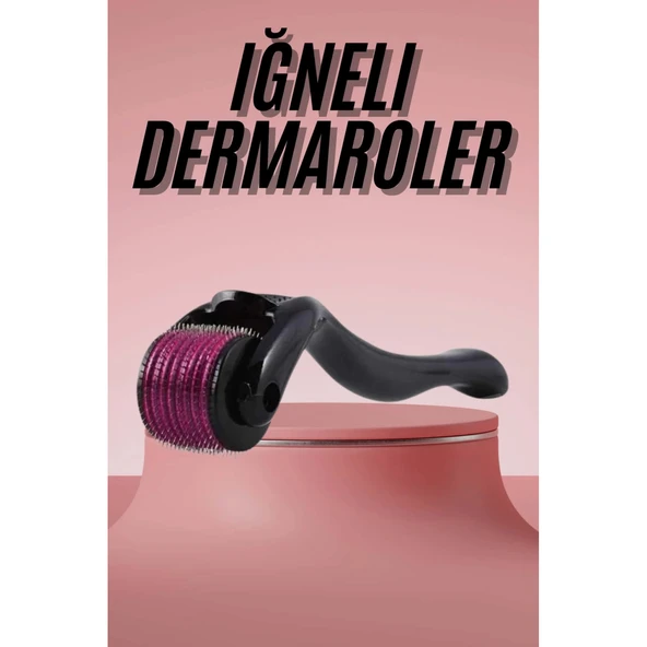Derma Roller Titanyum Uçlu 540 İğneli 1 Mm Saç Sakal Çıkarma Ve Cilt Bakım Masaj Aleti ürün görseli 1