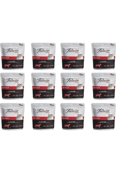 Felicia Kedi Pouch Kuzulu 85 Gr X 12 ürün görseli 1
