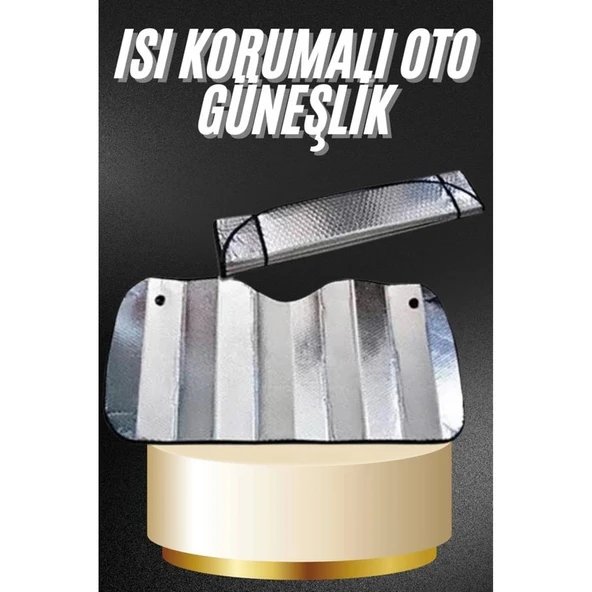 Araba Ön Cam Güneşliği Katlanabilir Oto Güneşlik Tüm Araç Modellerine Uygun ürün görseli 1