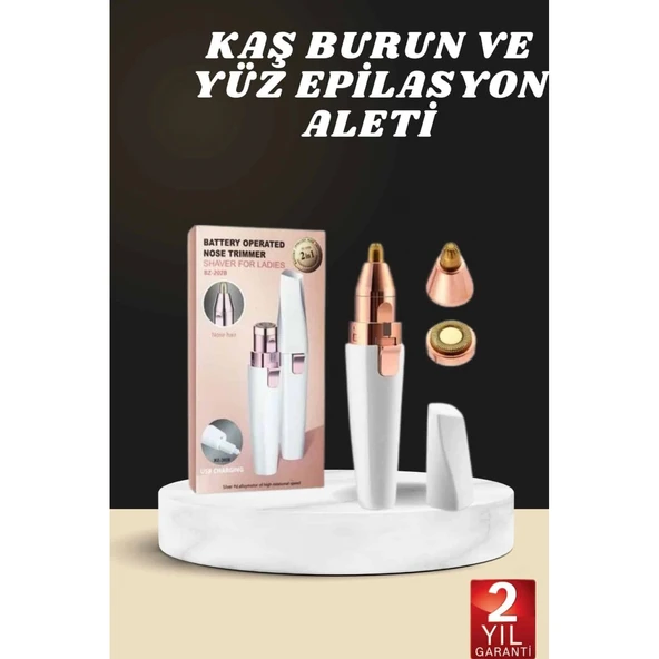 Kaş Burun Ve Yüz Epilasyon Aleti Kablosuz Şarjlı Kökten Alan Epilasyon Aleti ürün görseli 1