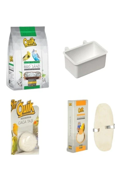 Quik Kum Kalamar Gaga Taşı 4 lü Set ürün görseli 1