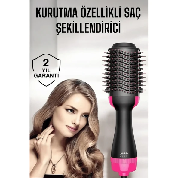 1200 Watt Gücünde, Negatif İyon Teknolojili, 3 Isı Kademeli Fön Tarağı ürün görseli 1