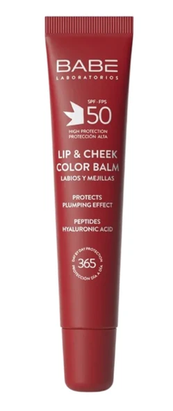 Babe Lip and Cheek Color Balm SPF 50 - Dudak ve Yanak Renklendirici Balsam Cherry 20ml ürün görseli 1