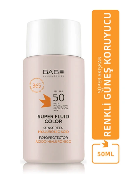 Babe Sun SPF 50 Super Fluid Güneş Koruyucu 50 ml - Renkli ürün görseli 1
