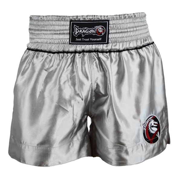 DragonDo MT3033 Muaythai Şortu Gri Kick Boks Şortu ürün görseli 1